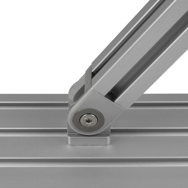 Pivot 180° serrage réglable pour profile aluminuim 20x20
